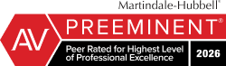 Koch & Brim - 2026 Las Vegas highest professinal excellence award Martindale Hubbel